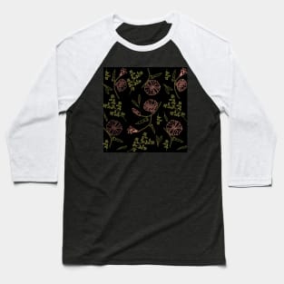 flowers and leaves Baseball T-Shirt